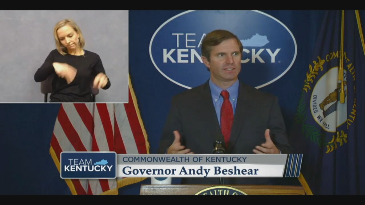 Kentucky Gov. Andy Beshear speaks 10-28-20